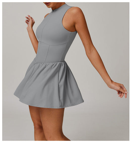 High Neck Tennis Dress