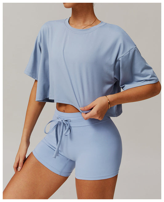 Loose Fit Cropped T-Shirt