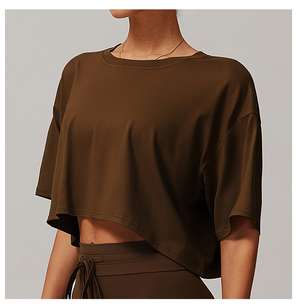 Loose Fit Cropped T-Shirt
