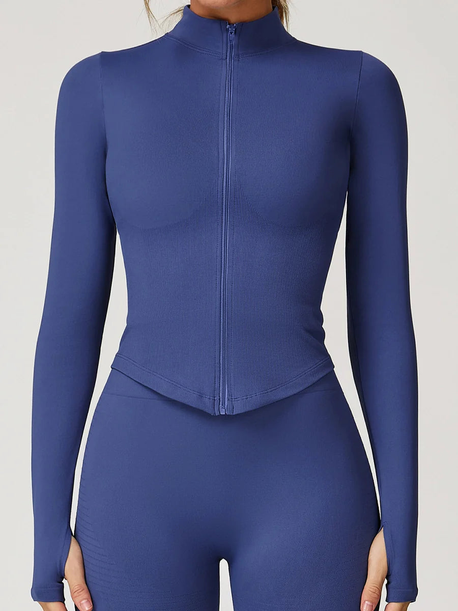 Earthbound Girl Zip-Up Yoga Jacket