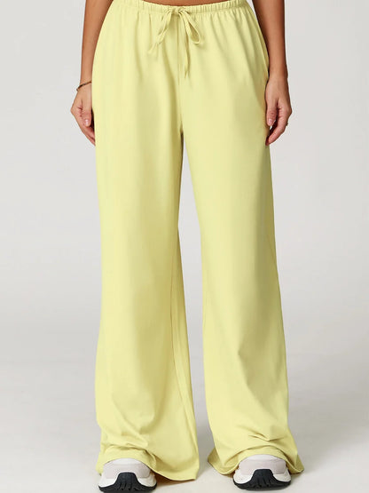 Pastel Soft Wide-Leg Lounge Pants