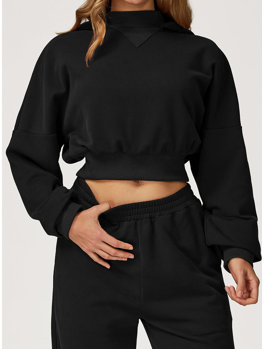 Luxe Crop Hoodie