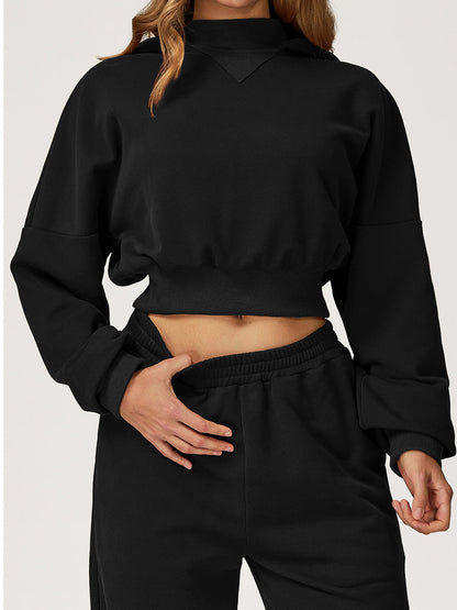 Luxe Crop Hoodie