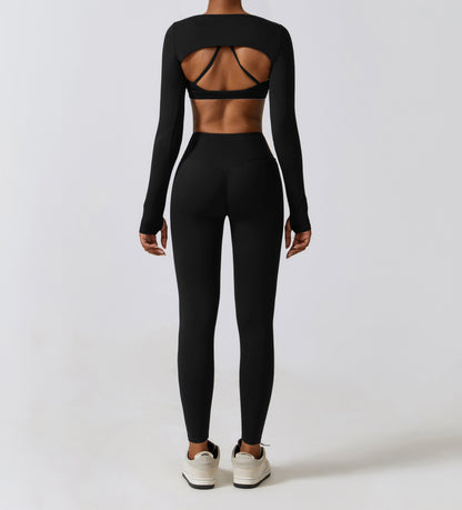 Three Piece Hot Set: Shrug, Bra and Leggings