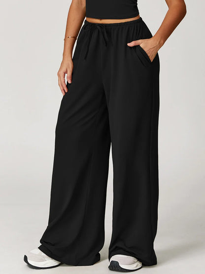 Pastel Soft Wide-Leg Lounge Pants