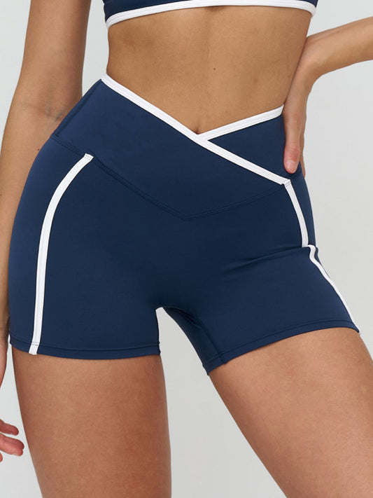 BareSculpt Cross-Waist Shorts