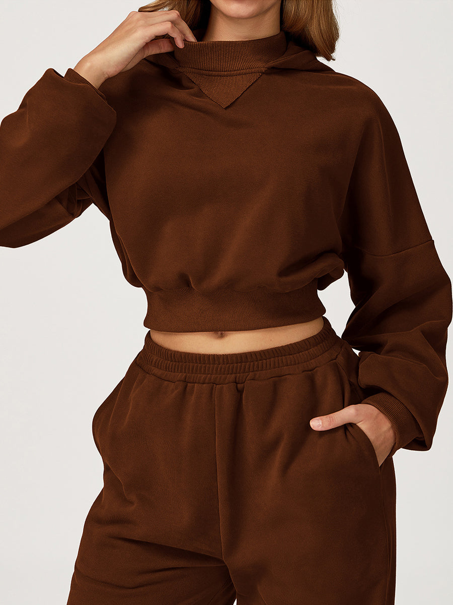 Luxe Crop Hoodie