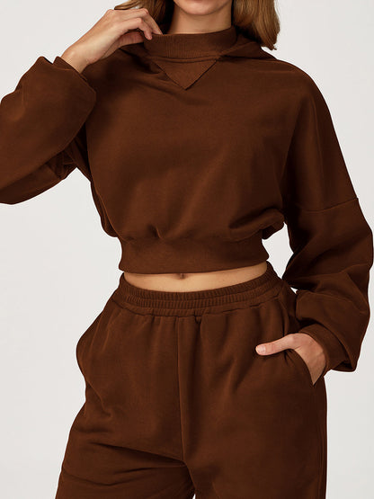 Luxe Crop Hoodie