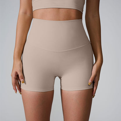 Cross-Back High-Waist Shorts