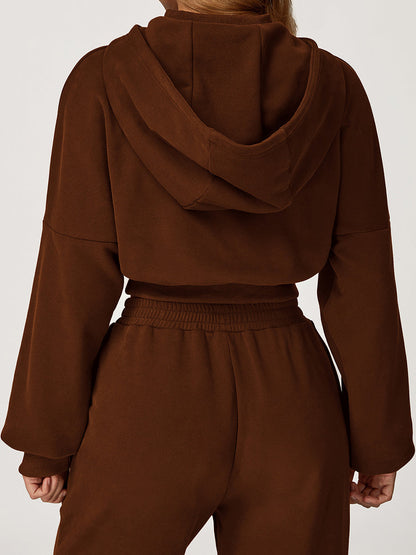 Luxe Crop Hoodie