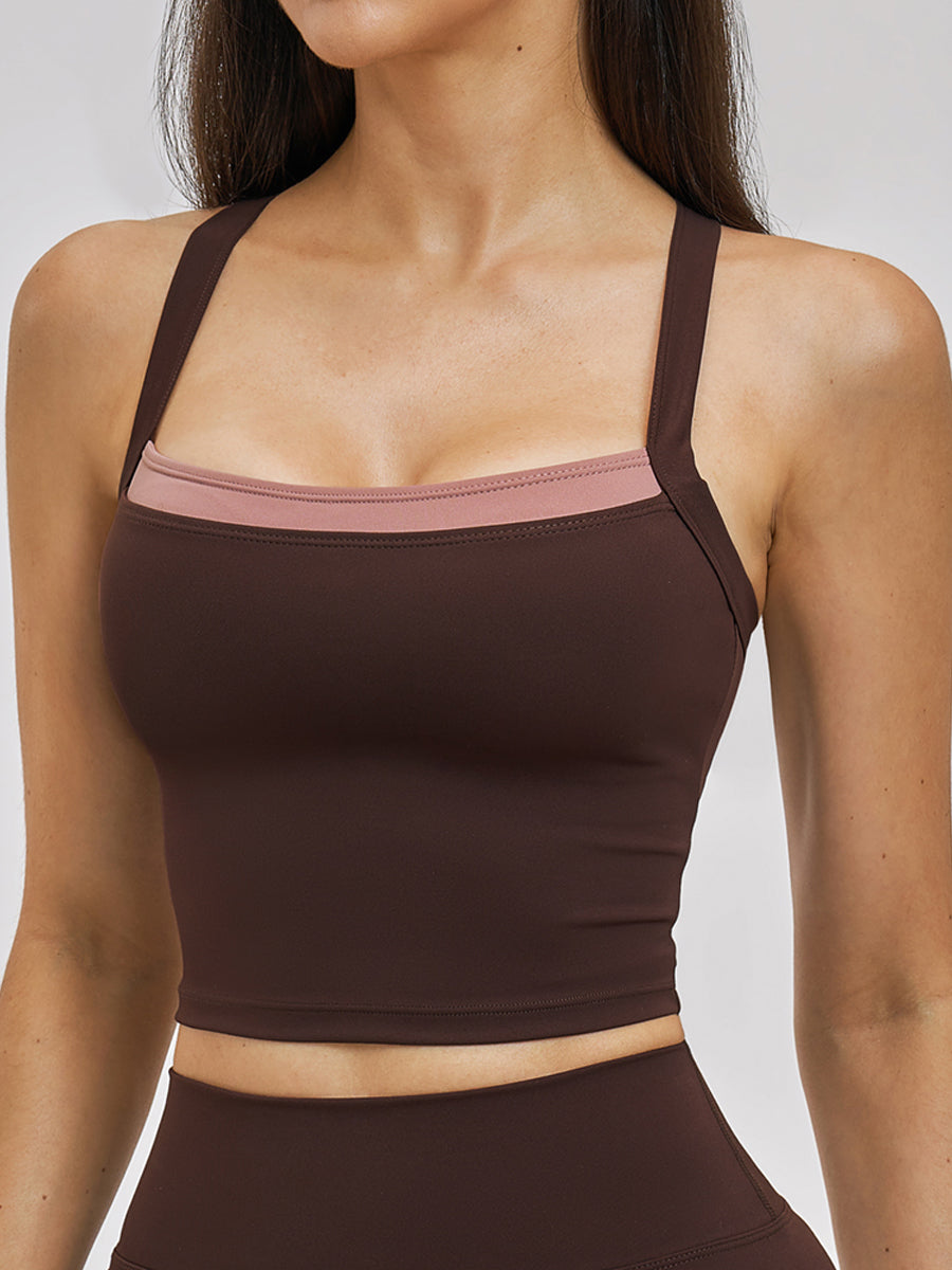 FlowSculpt Layered Bra Tank