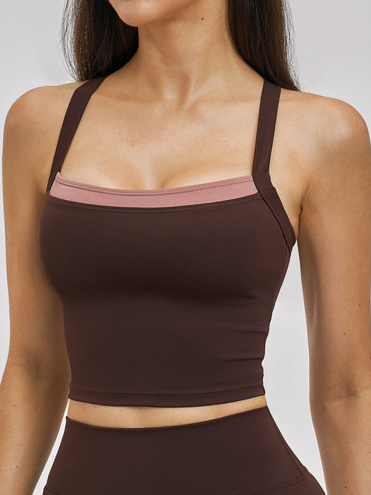 FlowSculpt Layered Bra Tank
