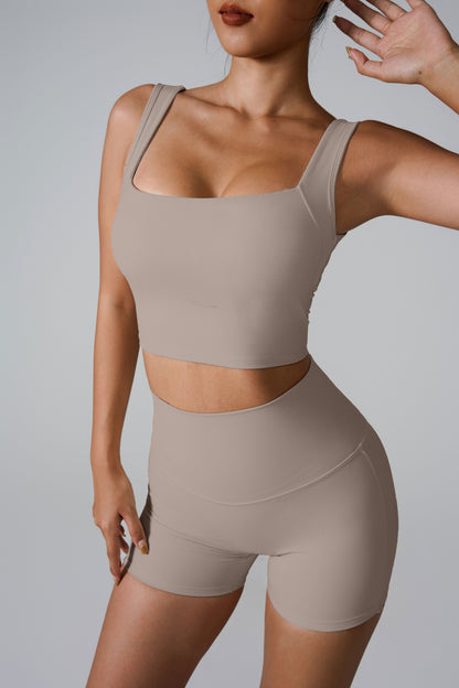 Hollow-Back Shockproof Sports Bra
