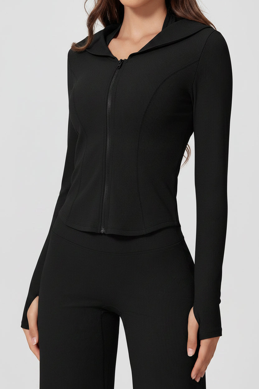 RibSculpt Zip Jacket