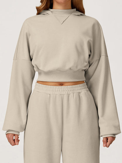 Luxe Crop Hoodie