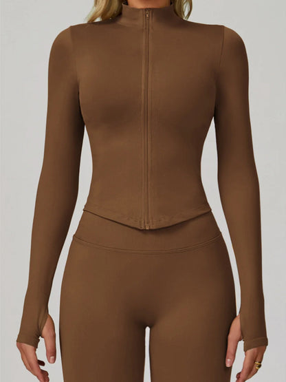 Earthbound Girl Zip-Up Yoga Jacket