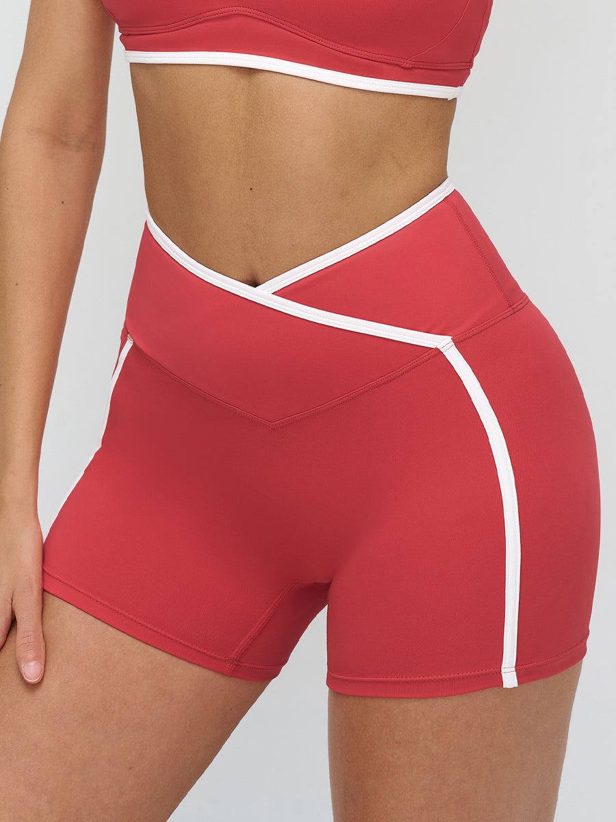 BareSculpt Cross-Waist Shorts