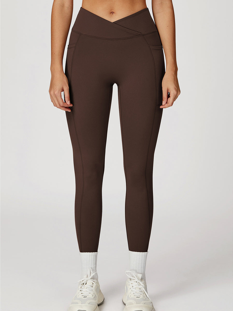 FlowLift Cross-Waist Flare Leggings