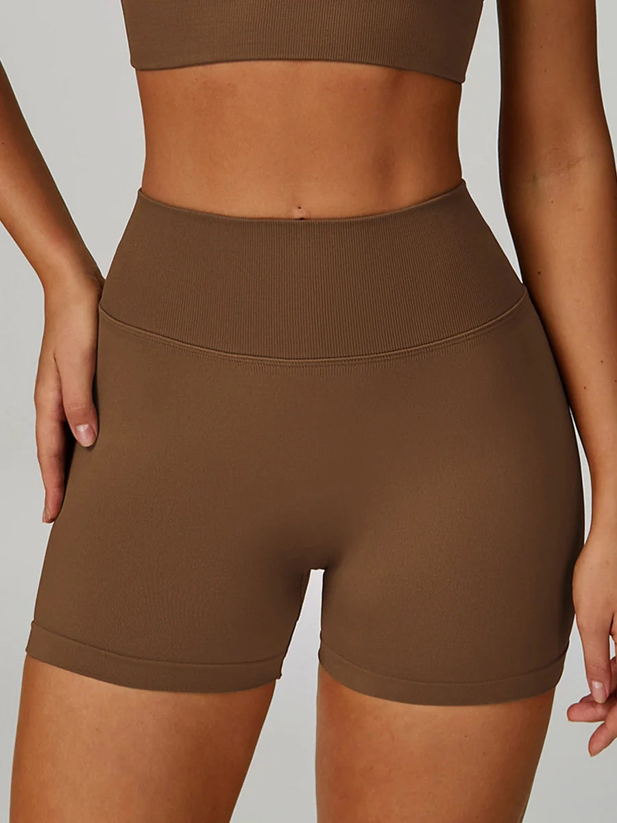 Earthbound Girl V-Waist High-Waist Shorts