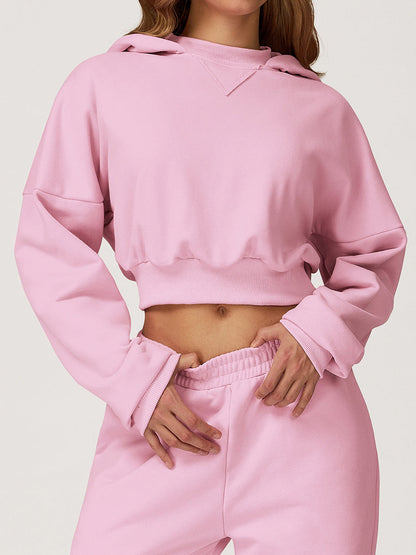 Luxe Crop Hoodie