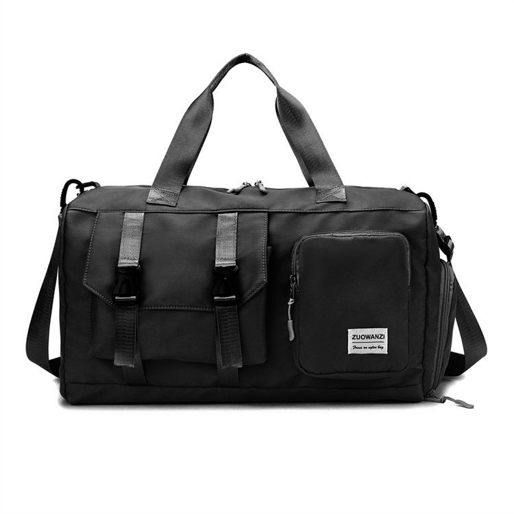 Colorful Pearlescent Yoga Fitness Bag With Dry-wet Separation-5