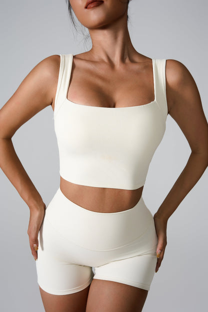 Hollow-Back Shockproof Sports Bra