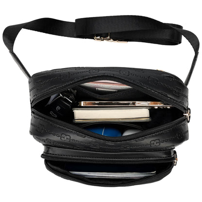 Eleganza Vegan Leather Crossbody Bag-1