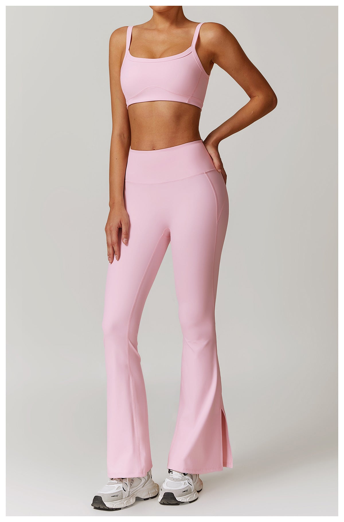 Sculpting High-Waist Flared Yoga Pants