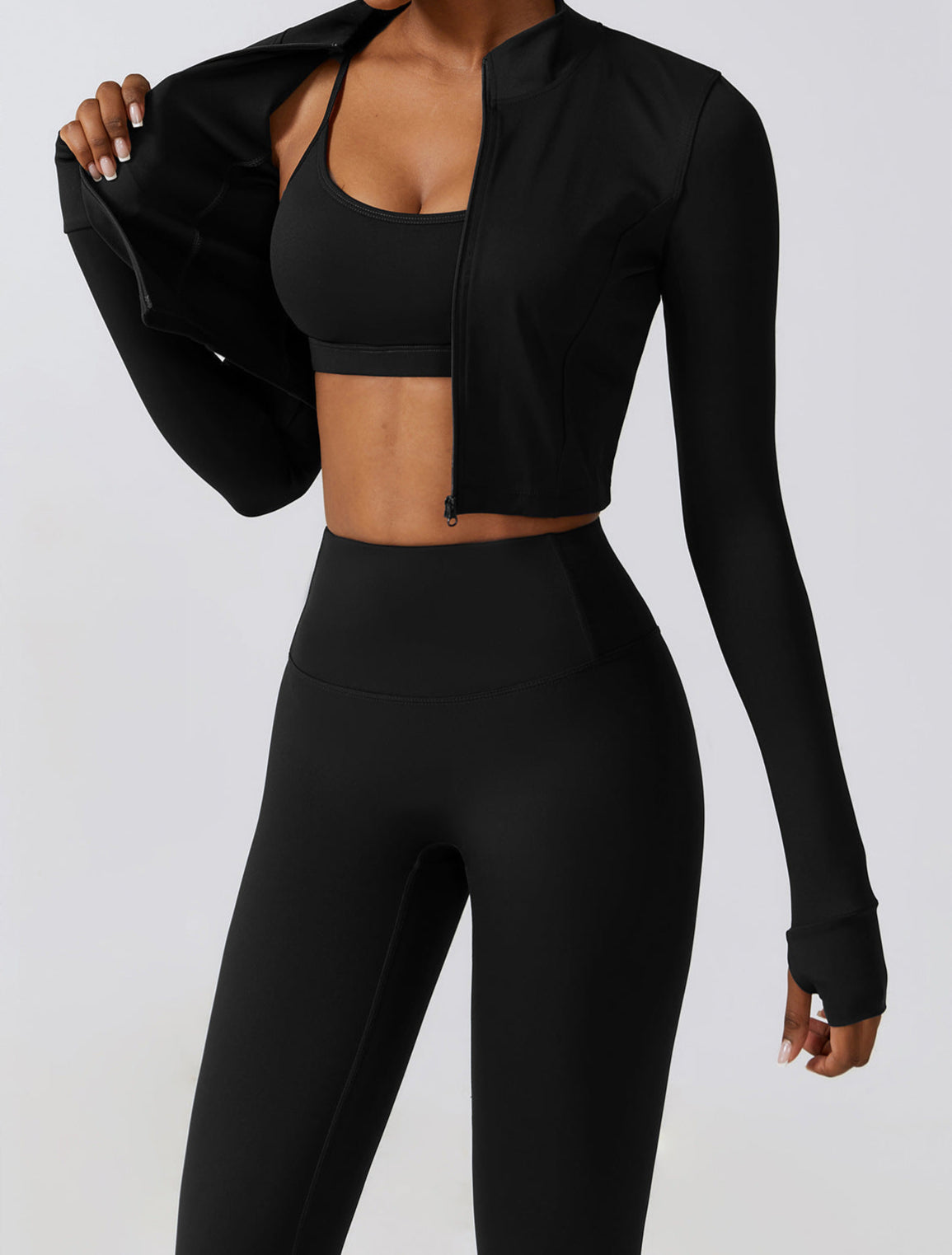 Classic 3 Piece Set: Jacket, Bra and Leggings