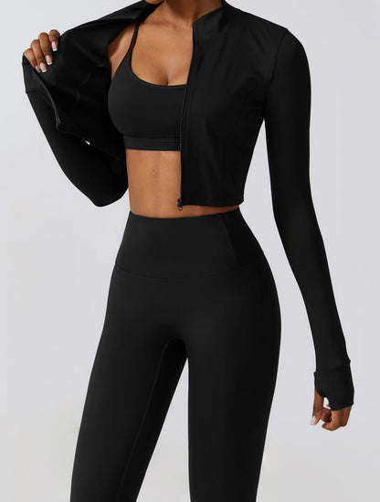 Classic 3 Piece Set: Jacket, Bra and Leggings