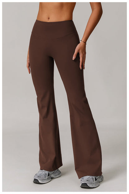Fitted Flared Yoga Pants
