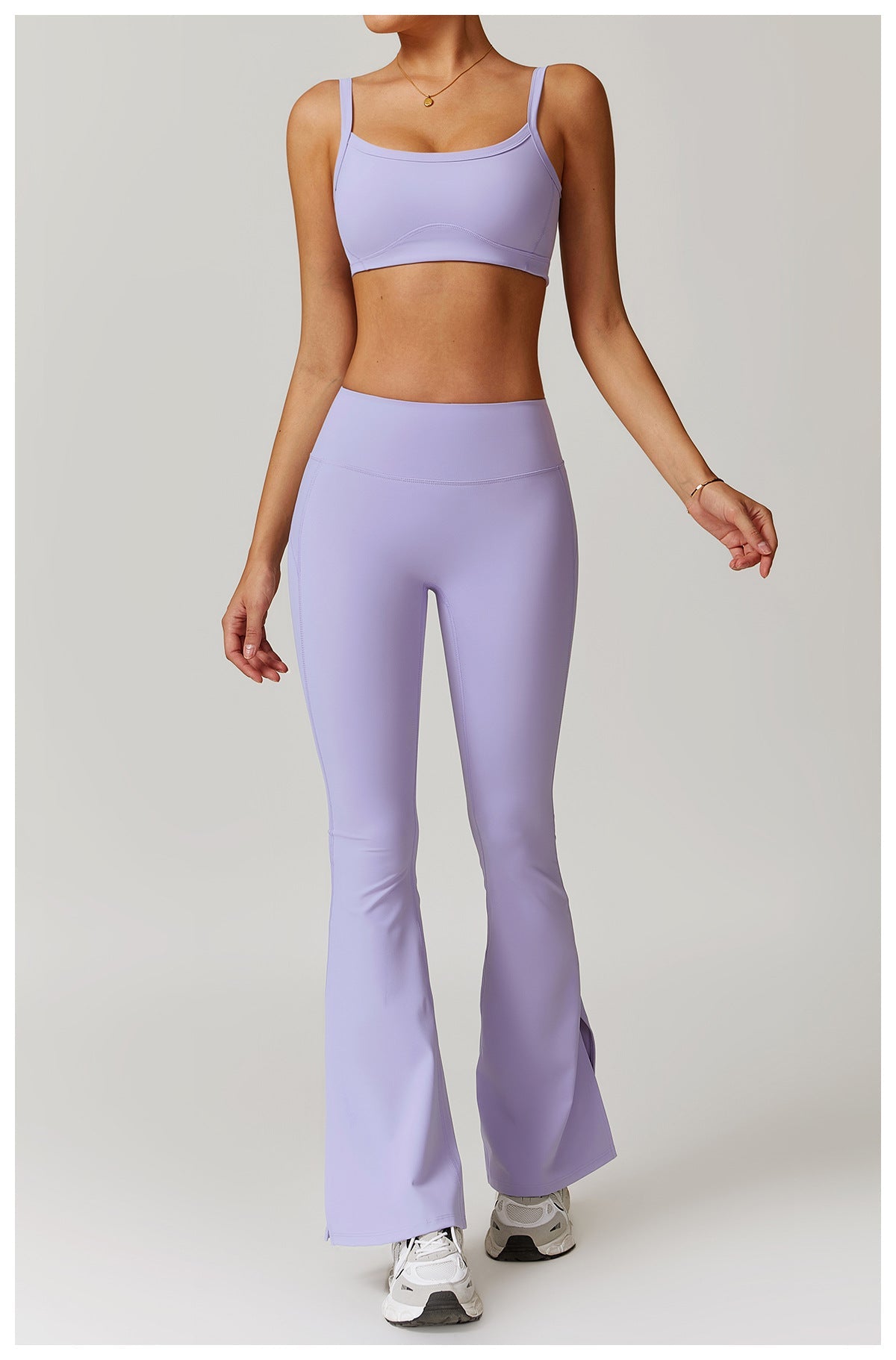 Sculpting High-Waist Flared Yoga Pants