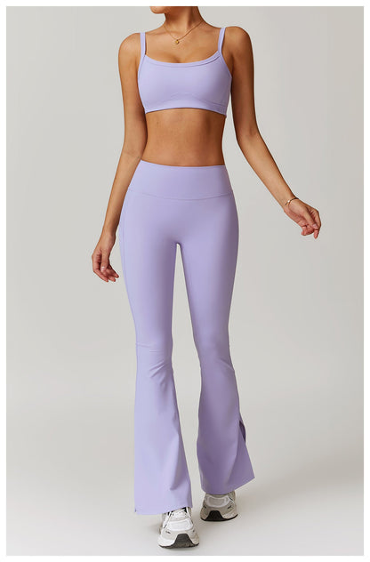 Sculpting High-Waist Flared Yoga Pants