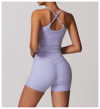 Cross-Back Yoga Tank