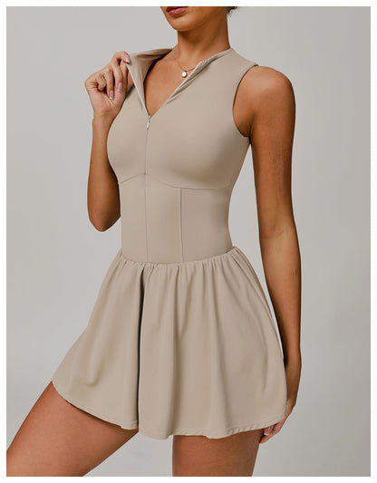 High Neck Tennis Dress