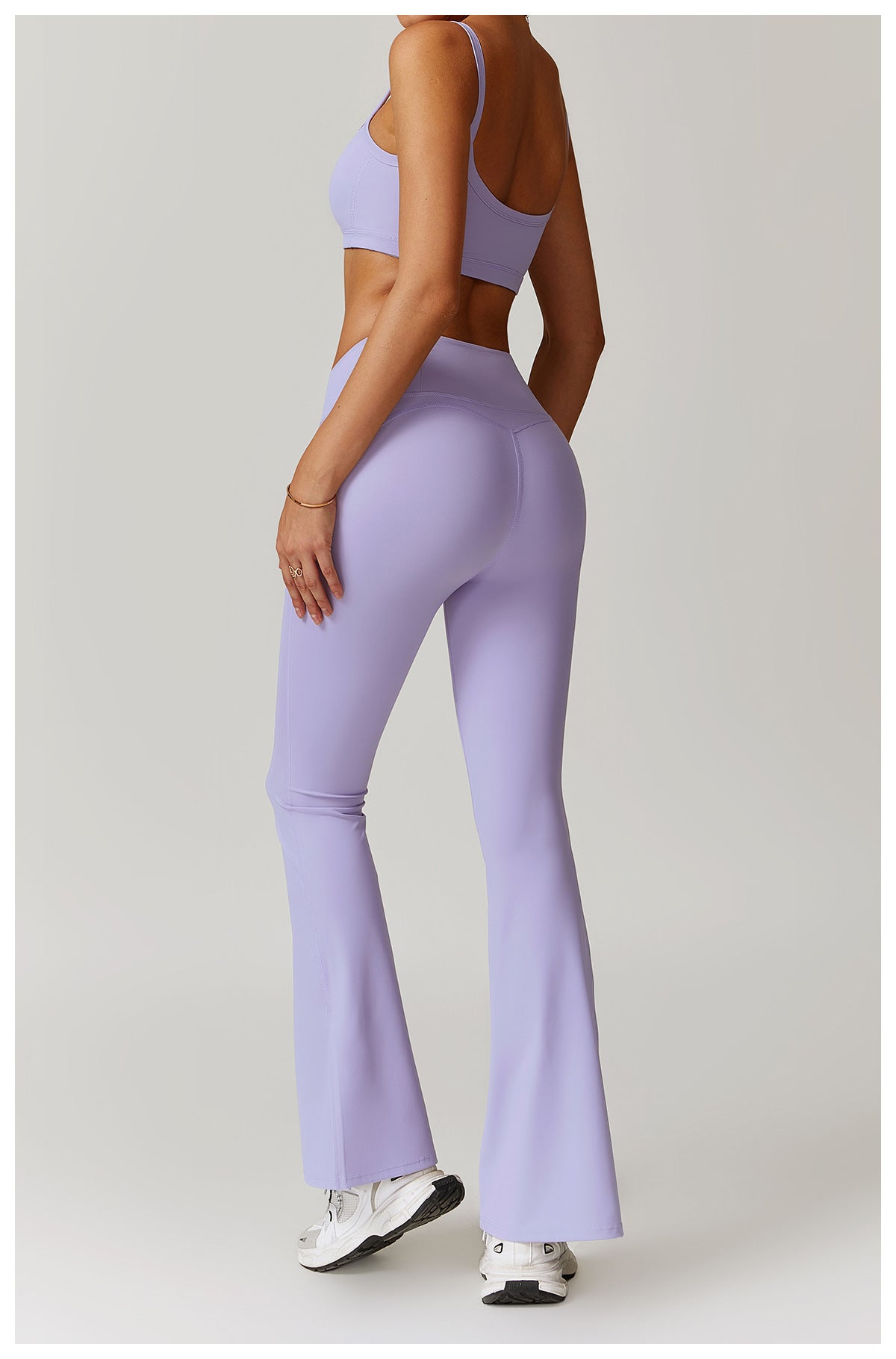 Sculpting High-Waist Flared Yoga Pants