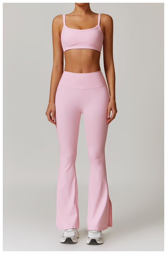 Sculpting High-Waist Flared Yoga Pants