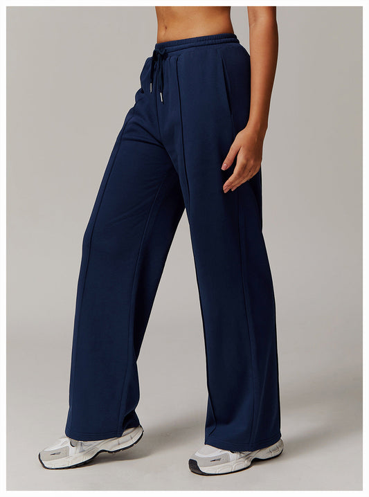 High-Waist Relaxed Straight Leg Joggers
