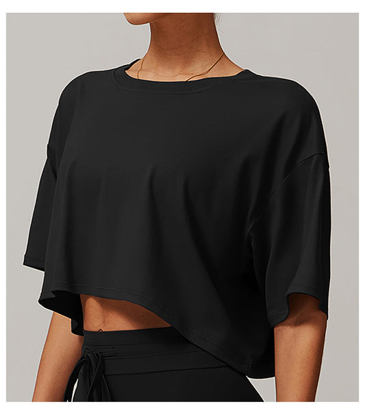 Loose Fit Cropped T-Shirt