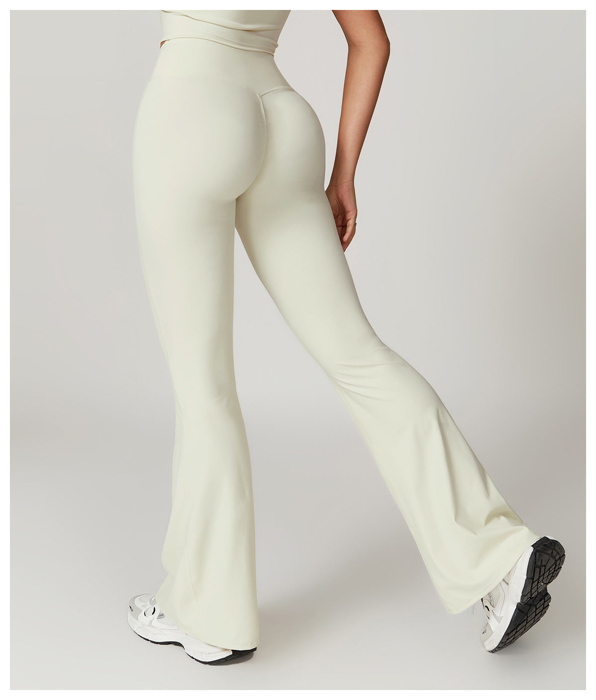 Eco-Chic Crossover Flared Pants