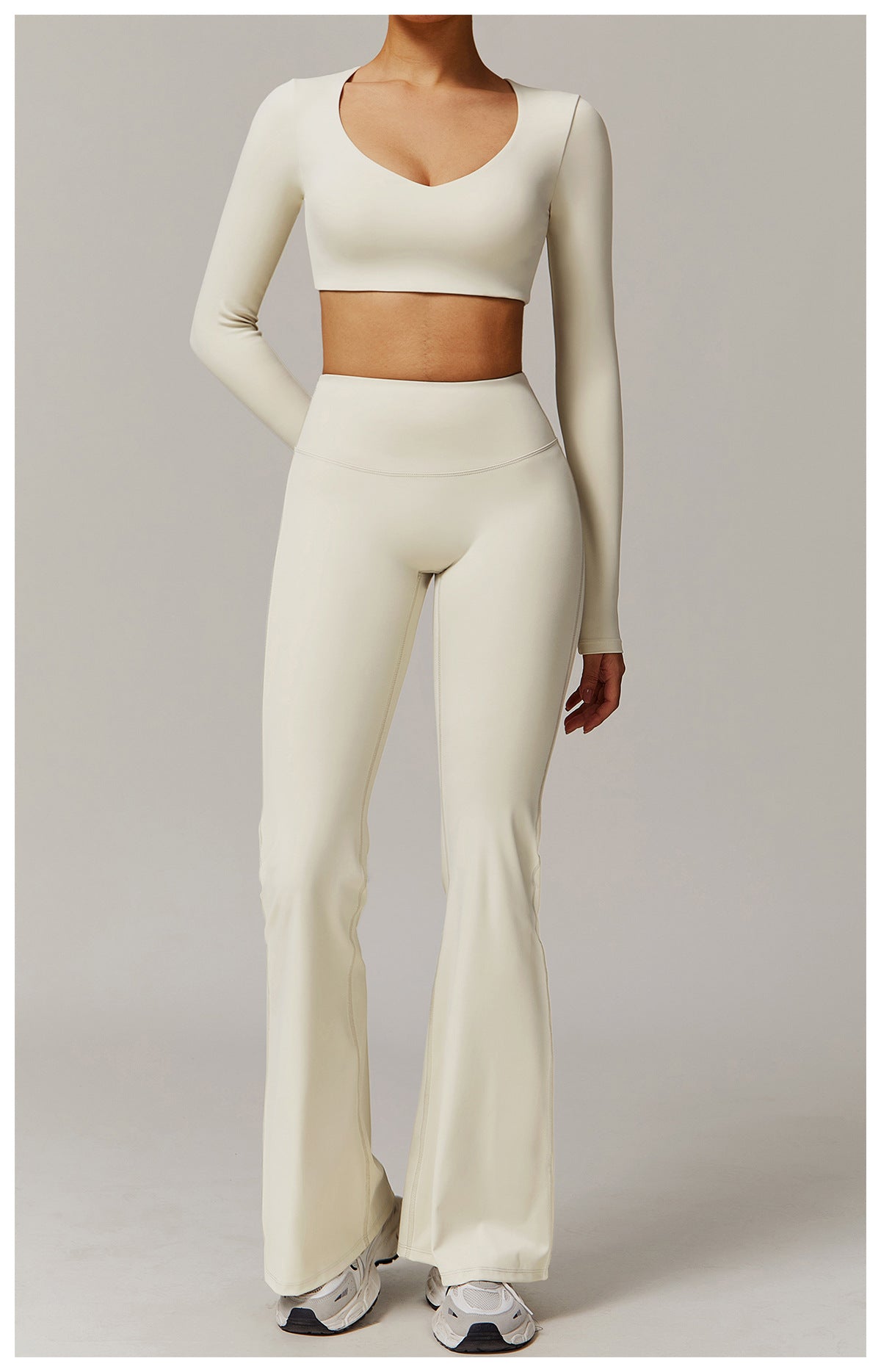 Fitted Flared Yoga Pants
