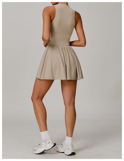 High Neck Tennis Dress