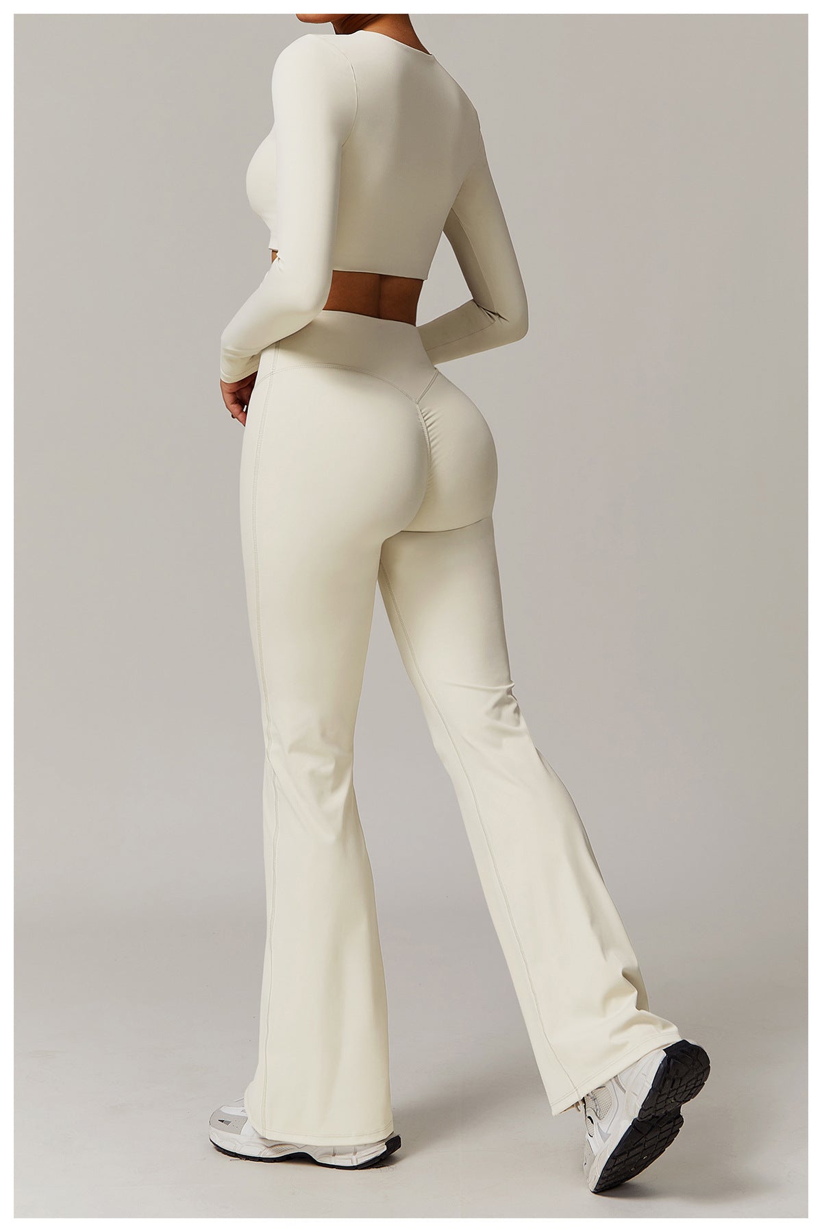 Fitted Flared Yoga Pants