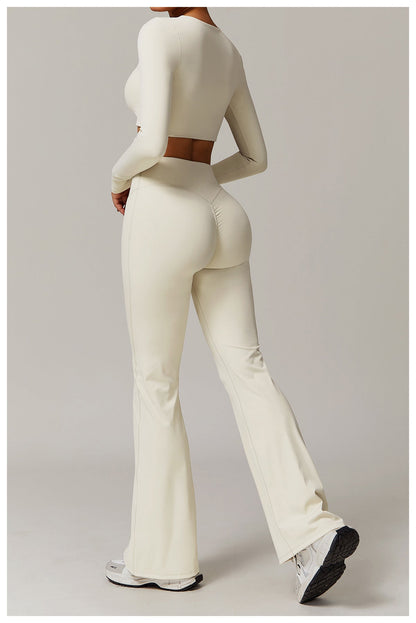 Fitted Flared Yoga Pants
