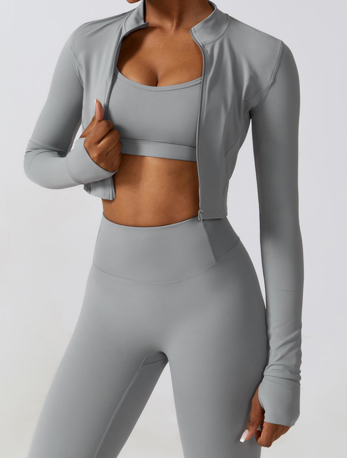 Classic 3 Piece Set: Jacket, Bra and Leggings