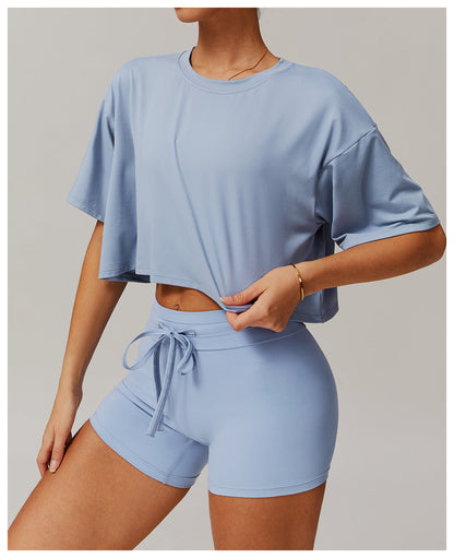 Loose Fit Cropped T-Shirt