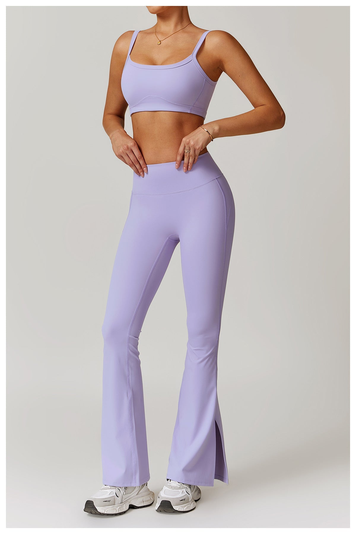 Sculpting High-Waist Flared Yoga Pants