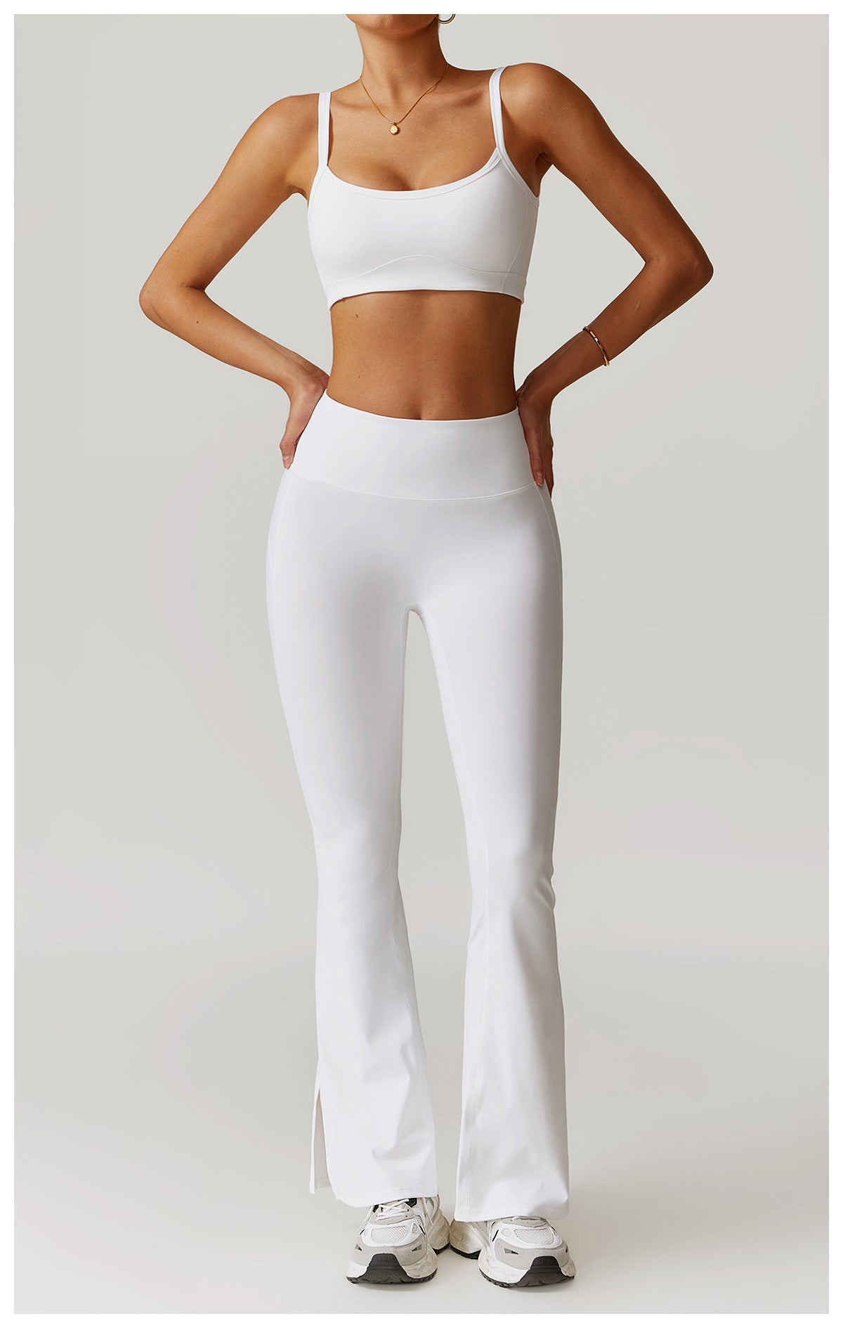 Sculpting High-Waist Flared Yoga Pants