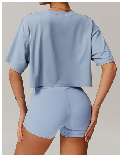 Loose Fit Cropped T-Shirt