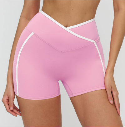 BareSculpt Cross-Waist Shorts